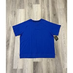 NWT EVOSHIELD Men’s EVO Terry Short Sleeve Sweatshirt Size 3XL Royal Blue